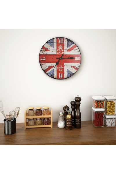 Concept Ceas de perete vintage UK, 30 cm