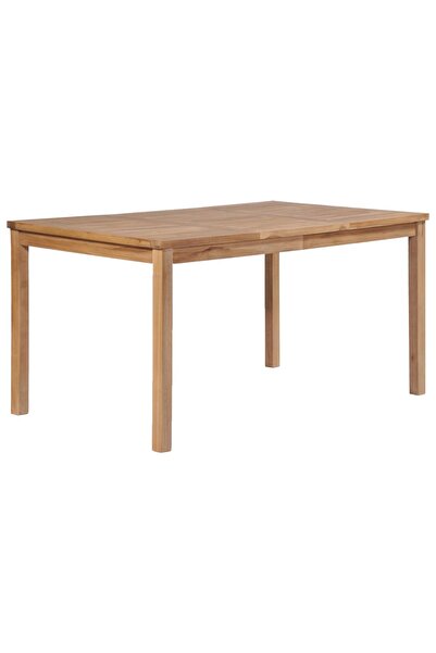 Concept Τραπέζι κήπου, 150 x 90 x 77 εκ., μασίφ ξύλο τικ