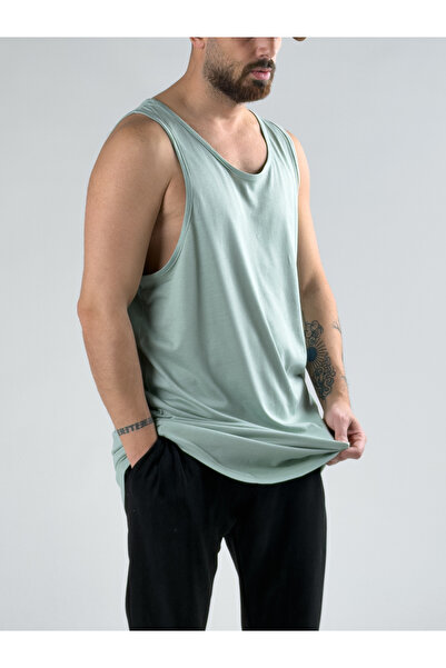 COCOPELLI Green Men's Sports Tank Top Coc3004