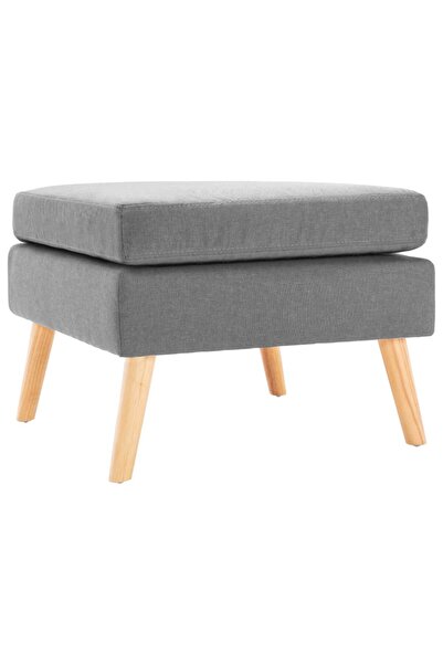 Concept Σκαμπό, ανοιχτό γκρι, ύφασμα