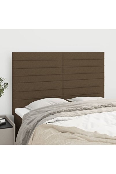 Concept Κομοδίνα, 4 τεμάχια, σκούρο καφέ, 72x5x78/88 cm, ύφασμα