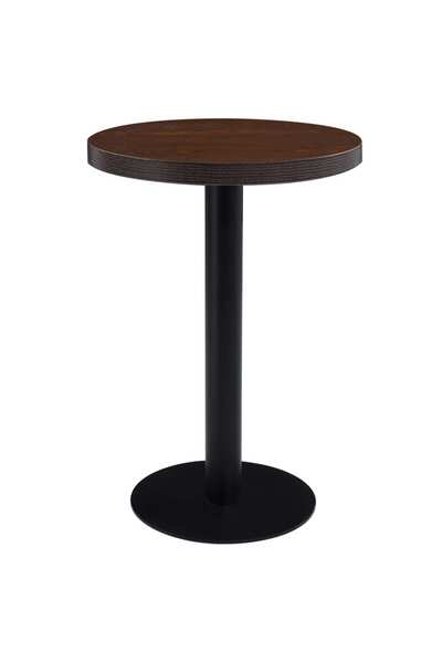 Concept Masă de bistro, maro închis, 60 cm, MDF