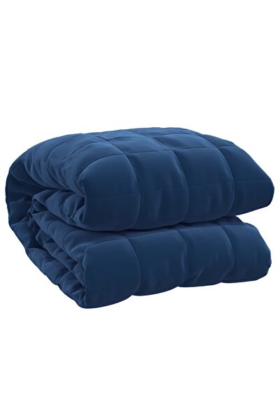 vidaxl Κουβέρτα Βαρύτητας Μπλε 200 x 225 εκ. 13 κ. Υφασμάτινη 350799