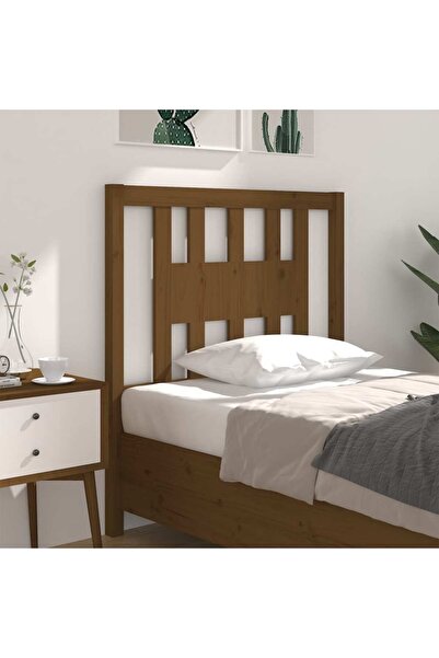 Concept Κομοδίνο, μελί καφέ, 106x4x100 εκ., μασίφ ξύλο πεύκου