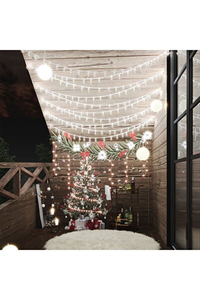 Concept Ghirlandă luminoasă, 400 LED-uri, alb rece, 8 funcții, 40 m