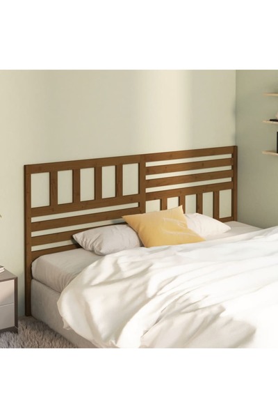 Concept Κομοδίνο, μελί καφέ, 186x4x100 εκ., μασίφ ξύλο πεύκου