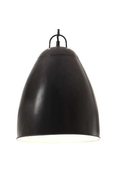 Concept Βιομηχανικό κρεμαστό φωτιστικό, μαύρο, 32 cm, E27, στρογγυλό, 25 W