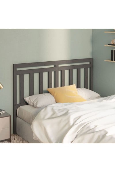 Concept Tăblie de pat, gri, 166x4x100 cm, lemn masiv de pin