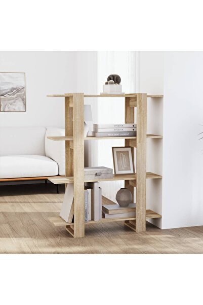 Concept Βιβλιοθήκη/διαχωριστικό δωματίου, δρυς sonoma, 100x30x123,5 εκ.