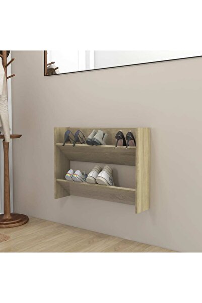 Concept Pantofar de perete, stejar sonoma, 80x18x60 cm, PAL