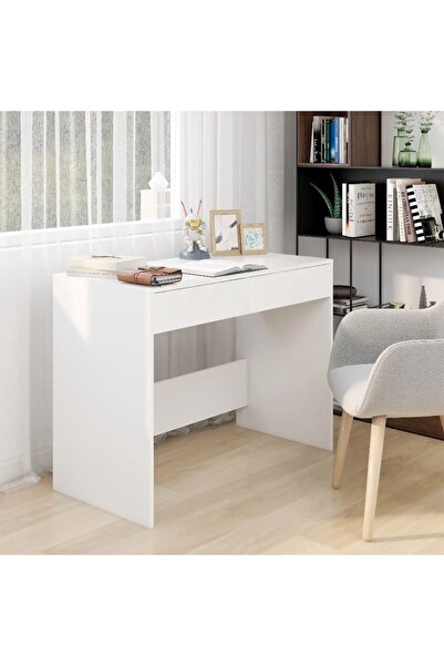 Concept Γραφείο, λευκό, 101x50x76,5 cm, μοριοσανίδα