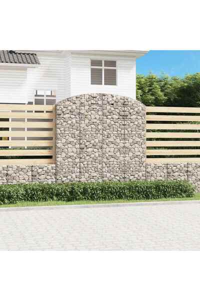 Concept Coș gabion arcuit 200x50x200/220 cm fier galvanizat