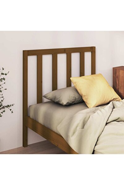 Concept Κομοδίνο, μελί καφέ, 96x4x100 εκ., μασίφ ξύλο πεύκου