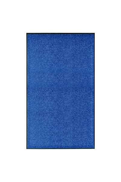 Concept Πλενόμενο μπλε χαλάκι πόρτας 90x150 εκ.