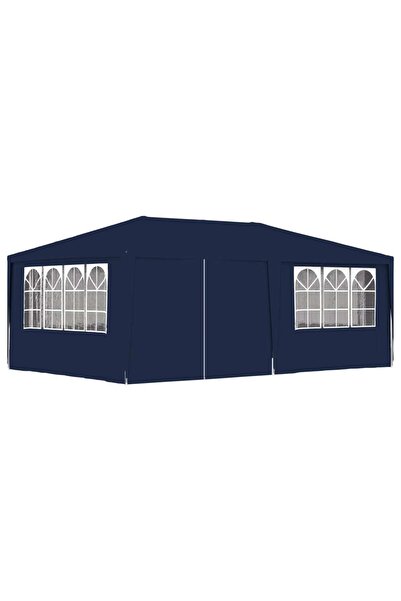 Concept Cort de petrecere profesional cu pereți albastru 4x6 m 90 g/m²