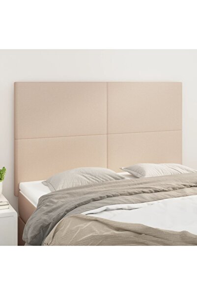 Concept Κομοδίνα 4 τεμ. καπουτσίνο 72x5x78/88 εκ. οικολογικό Δερμάτινο