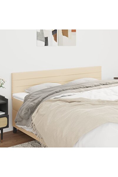 Concept Κομοδίνα, 2 τεμ., κρεμ, 90x5x78/88 cm, ύφασμα