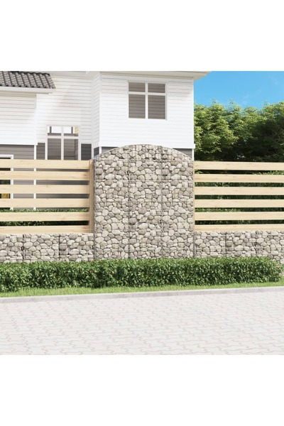 Concept Coș gabion arcuit, 150x50x180/200 cm, fier galvanizat