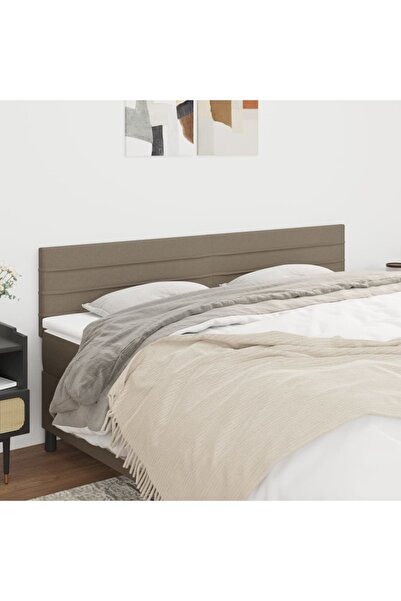 Concept Κομοδίνα, 2 τεμ., γκρι-μπεζ, 90x5x78/88 cm, ύφασμα