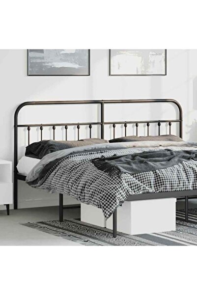 Concept Μεταλλικό κεφαλάρι, μαύρο, 193 εκ.