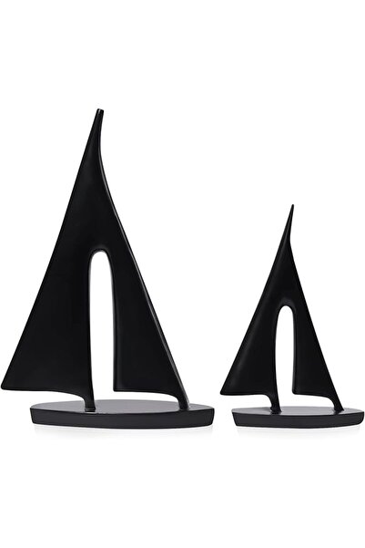 Arabest 2Pcs Modern Sculptures Home Decor, Sailboat Decor Ornament,Sailboat G...
