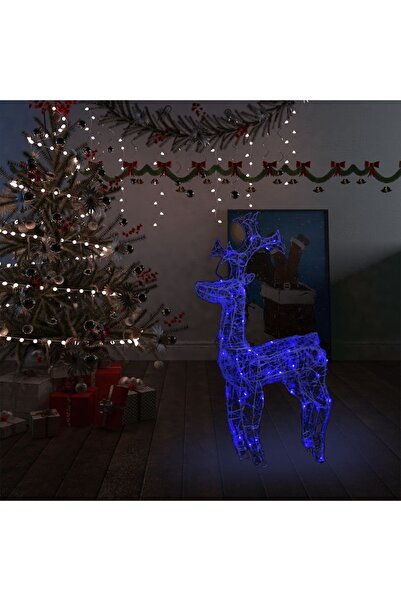 Concept Reindeer Christmas decoration, 90 LEDs, 60x16x100 cm, acrylic