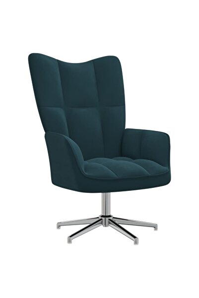 Concept Πολυθρόνα, μπλε, Βελούδο