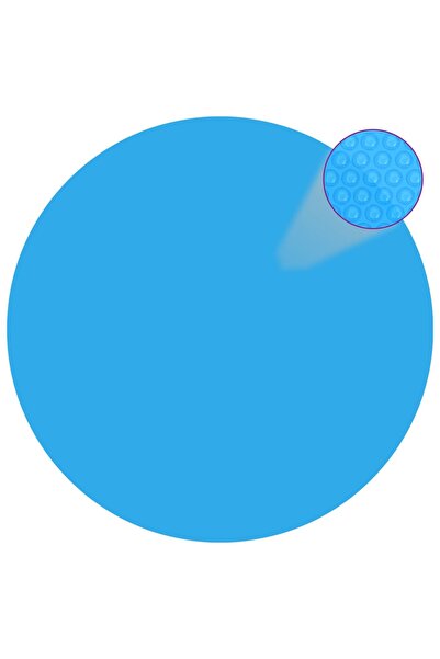 Concept Στρογγυλό ηλιακό κάλυμμα πισίνας από PE, 549 cm, μπλε