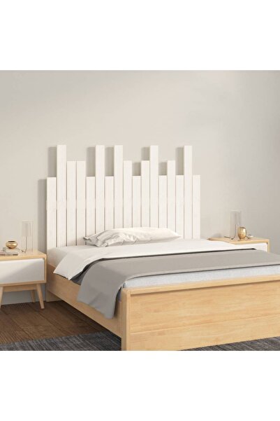 Concept Κεφαλάρι τοίχου, λευκό, 108x3x80 cm, μασίφ ξύλο πεύκου