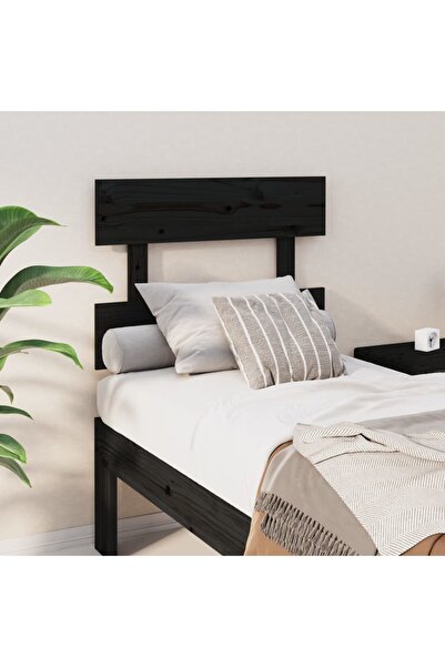 Concept Κομοδίνο, μαύρο, 103,5x3x81 cm, μασίφ ξύλο πεύκου