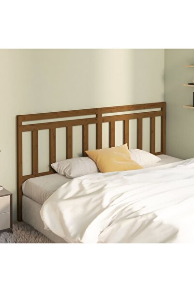 Concept Κομοδίνο, μελί καφέ, 186x4x100 εκ., μασίφ ξύλο πεύκου