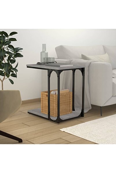 Concept Măsuță laterală, sonoma gri, 50x35x52 cm, lemn compozit