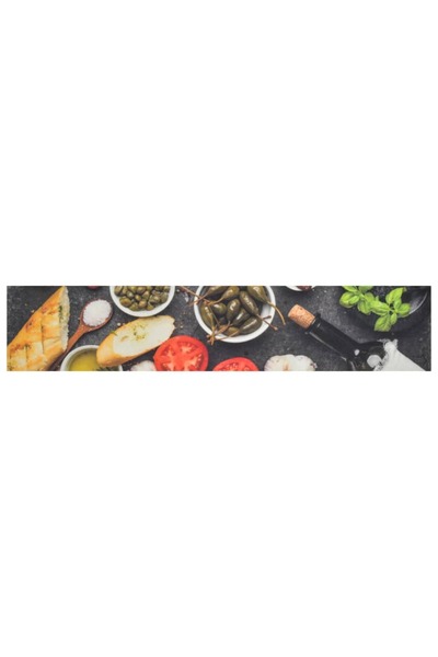 Concept Covor de bucătărie lavabil Wine & Dinner, 60x300 cm, catifea