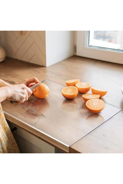 Arabest Acrylic Cutting Board,Non-Slip Counter,Clear Kitchen Chopping Board,6...