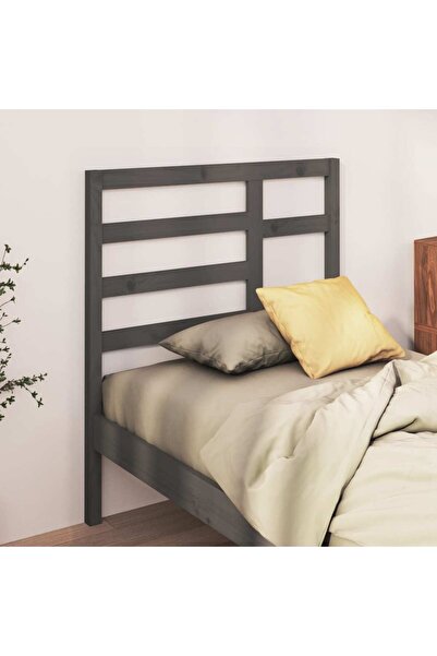 Concept Tăblie de pat, gri, 81x4x104 cm, lemn masiv de pin