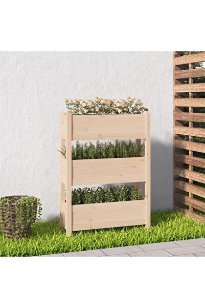 Concept Γλάστρα, 77x25x104,5 cm, από μασίφ ξύλο πεύκου