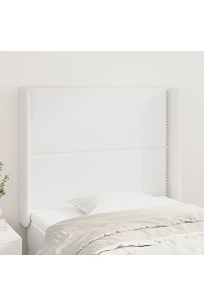 Concept Κομοδίνο με φτερά, λευκό, 93x16x118/128 cm, Δερμάτινο