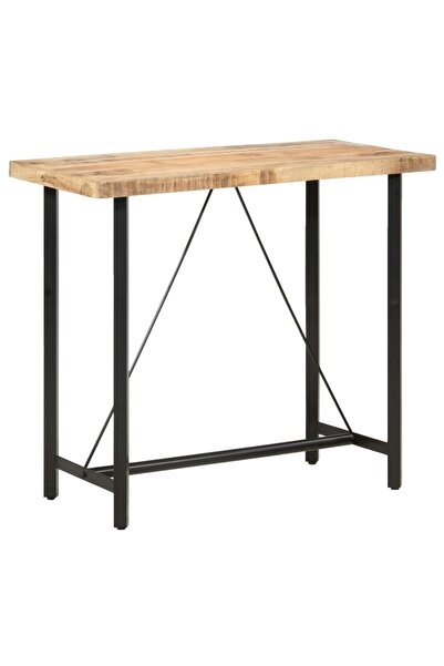 Concept Τραπέζι μπαρ, 120 x 58 x 107 εκ., ακατέργαστο ξύλο μάνγκο