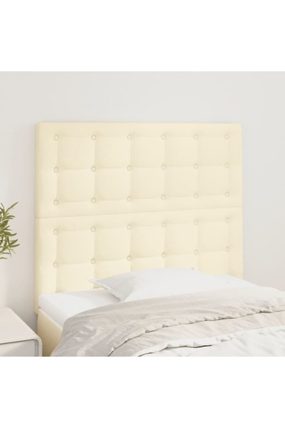 Concept Κομοδίνα, 2 τεμ., κρεμ, 80x5x78/88 cm, οικολογικό Δερμάτινο