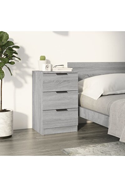 Concept Noptieră, gri sonoma, 40x36x65 cm