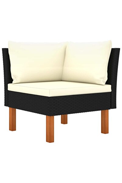 Concept Γωνιακός καναπές, από πολυρατάν και μασίφ ξύλο ευκαλύπτου