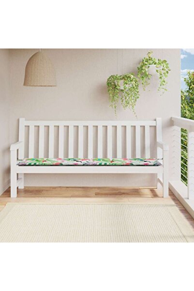 Concept Pernă pentru bancă de grădină, multicolor, 200x50x3 cm, textil