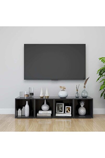 Concept Comode TV, 4 buc., gri, 37x35x37 cm, PAL