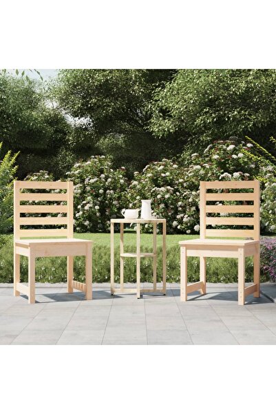 Concept Καρέκλες κήπου, 2 τεμ., 40,5x48x91,5 cm, μασίφ ξύλο πεύκου