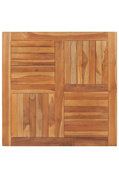 Concept Blat de masă pătrată, 90 x 90 x 2,5 cm, lemn masiv de tec