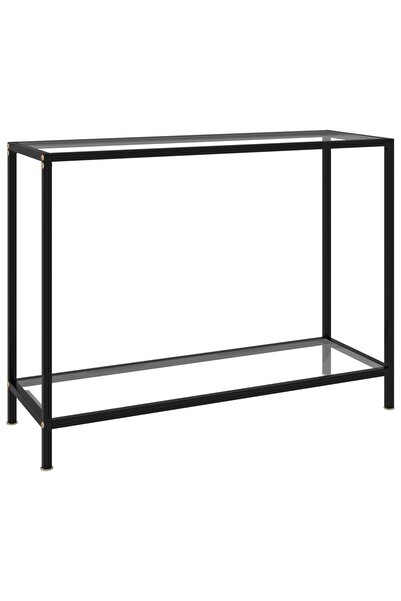 Concept Τραπέζι κονσόλας, Διαφανές, 100 x 35 x 75 εκ., σκληρυμένο γυαλί