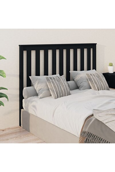 Concept Κομοδίνο, μαύρο, 126x6x101 cm, μασίφ ξύλο πεύκου