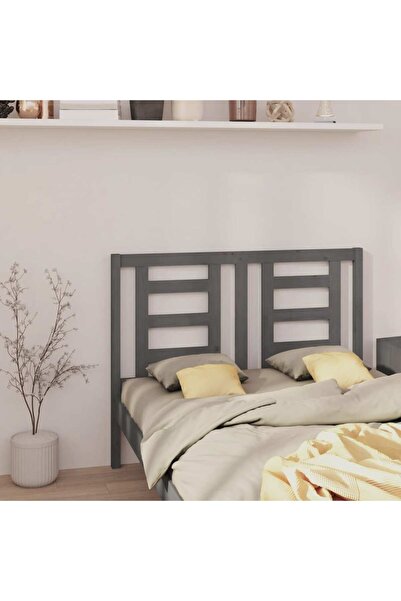 Concept Κομοδίνο, γκρι, 126x4x100 cm, μασίφ ξύλο πεύκου