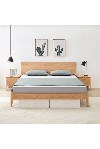 Concept Κουτιά αποθήκευσης 2 τεμ. κρεμ 70x40x18 εκ. ύφασμα