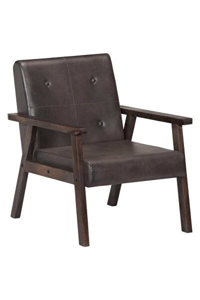 Concept Πολυθρόνα, γκρι, Γνήσιο Δέρμα